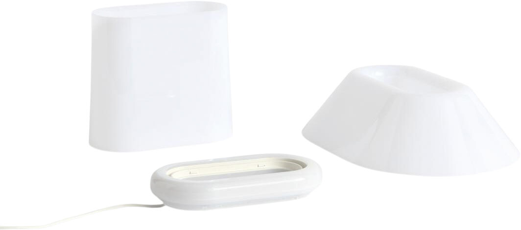 Drome Table lamp-White opal Acrylic