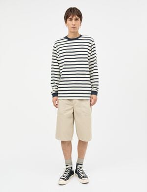 Cotton Jersey Stripe Frode Tee LS