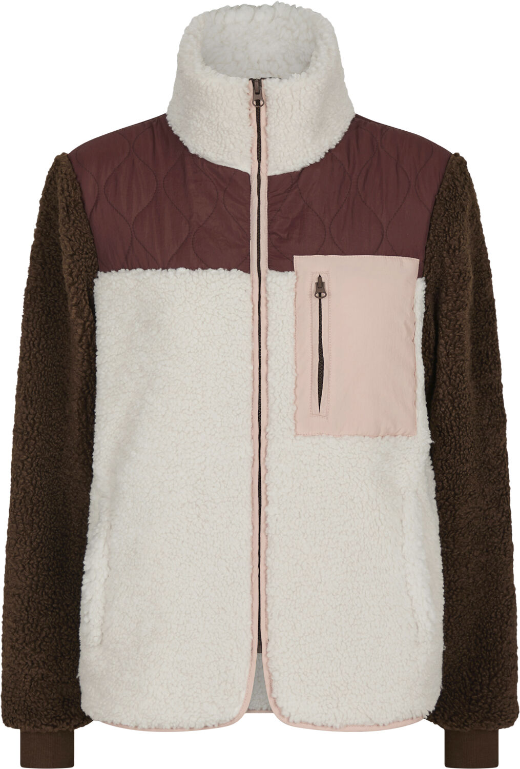 Eagle Contrast Teddy Jacket