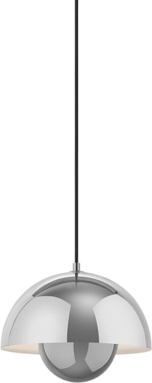 Flowerpot Pendant VP1, Chrome-Plated