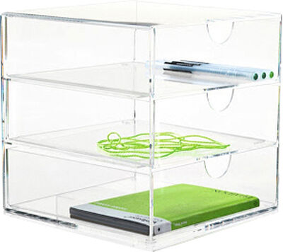 Clear 3-drawer 20