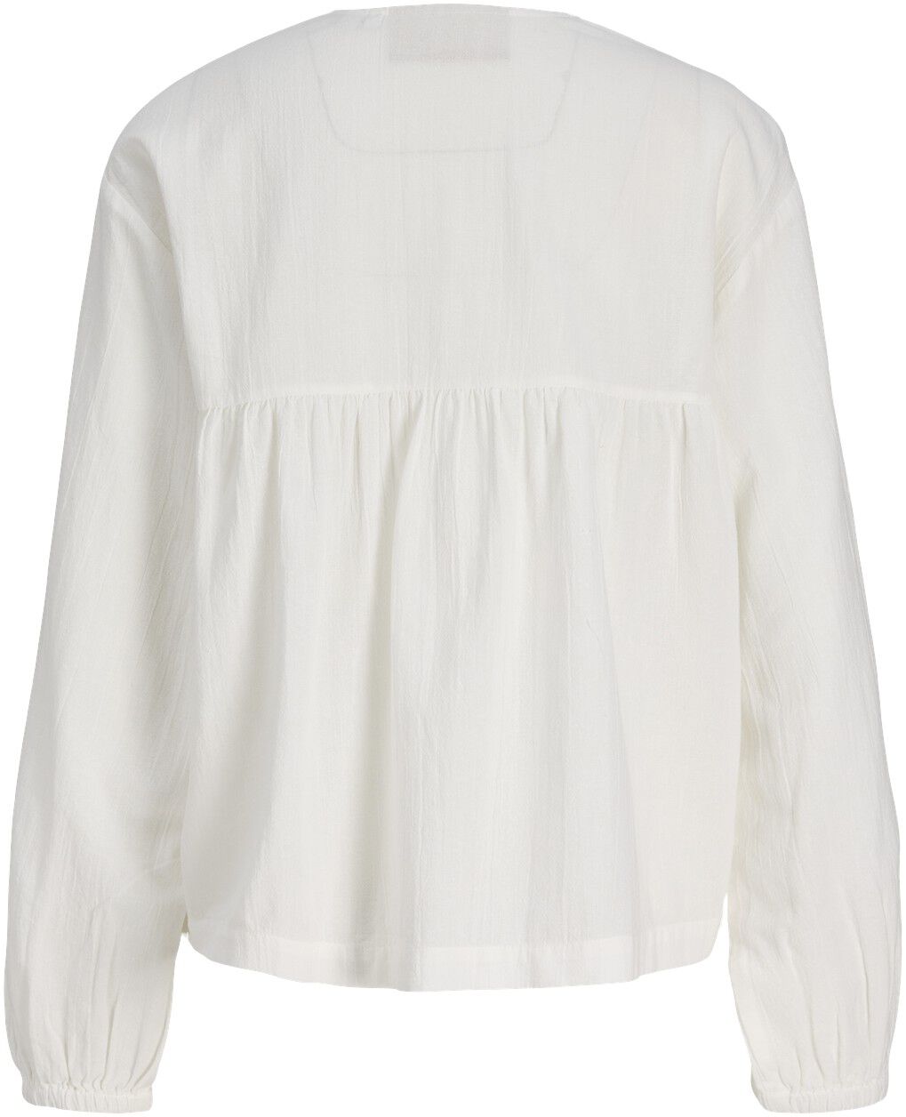 JXKIA STRUCTURE LS V-NECK BLOUSE WV