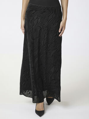 Vicky Zebra Burnout Skirt