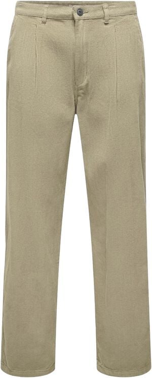 ONSTOBY LOOSE TAP CORD BRAY PANTS W