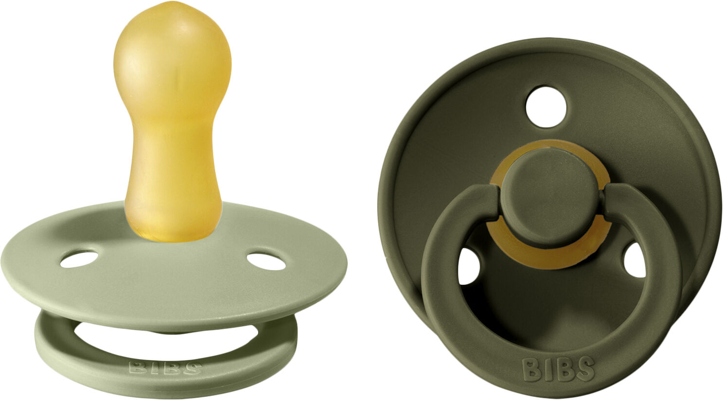 BIBS Colour 2 PACK Sage/Hunter Green