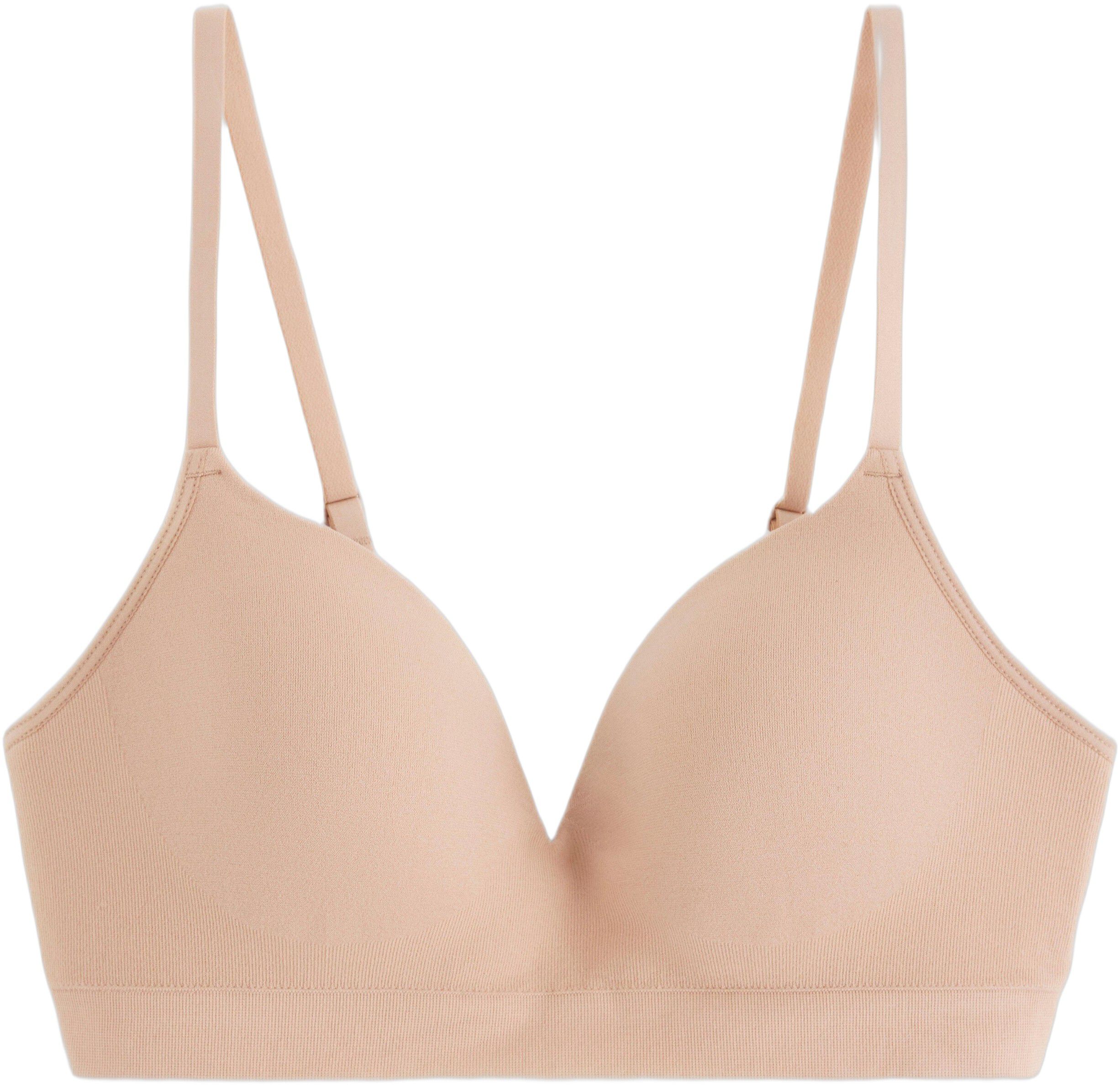 En behagelig s&oslash;ml&oslash;s bh med bl&oslash;de