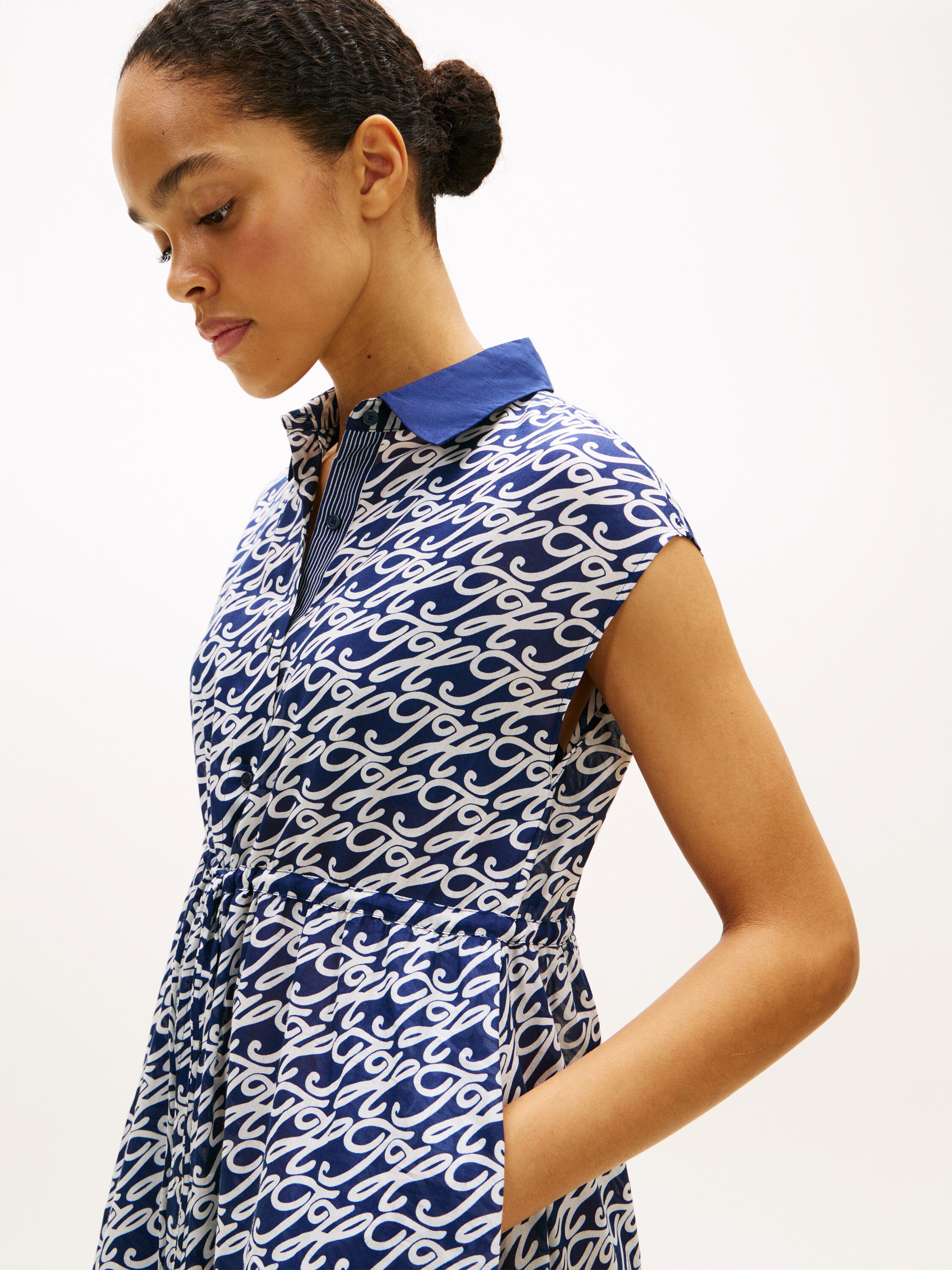 SWIMSHOP SILK VOILE AOP MIDI DRS