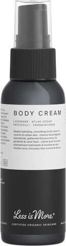 Organic Body Cream Lavender Travel Size 50 ml.
