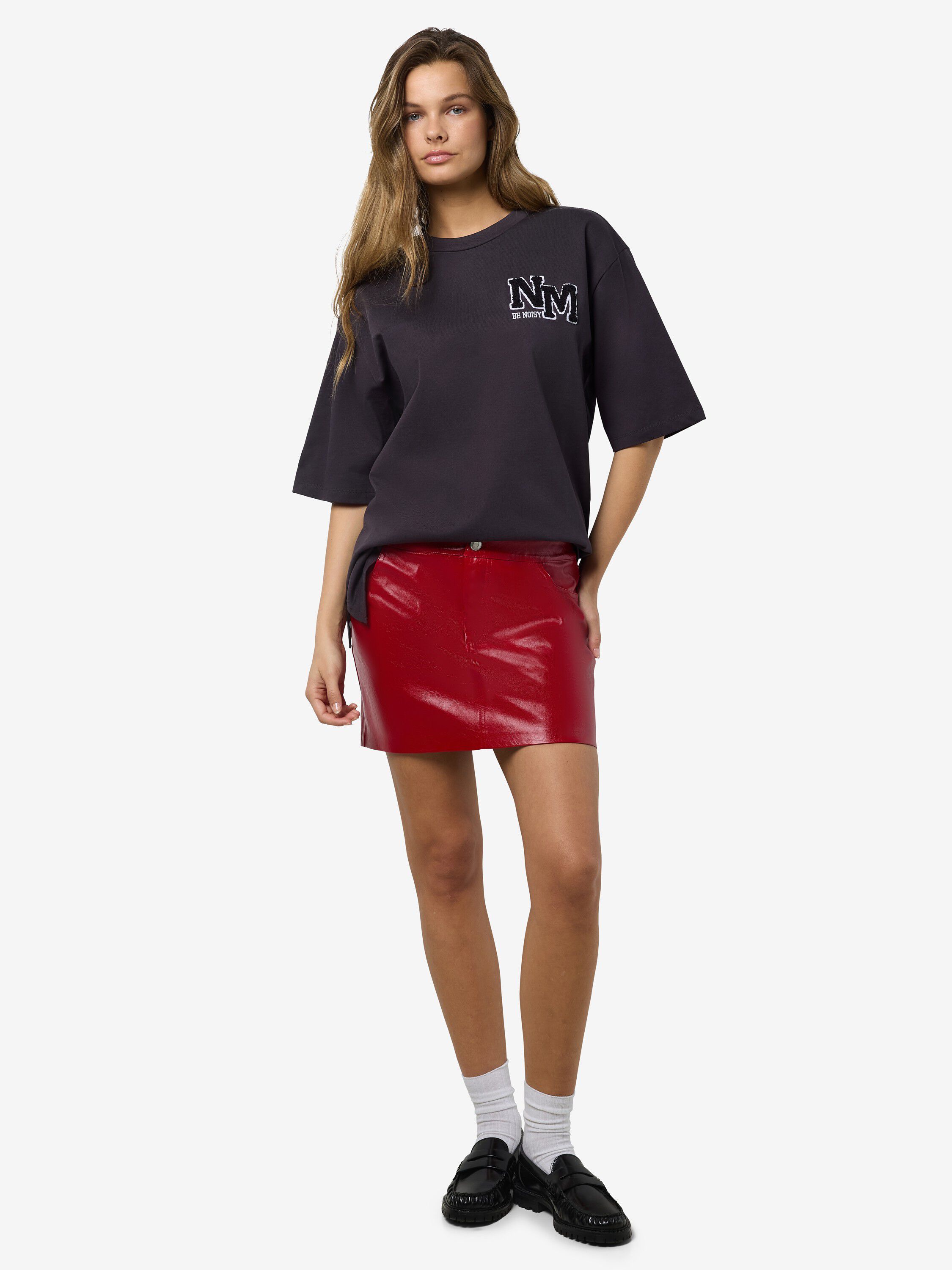 NMKANE NW VINYL SHORT SKIRT