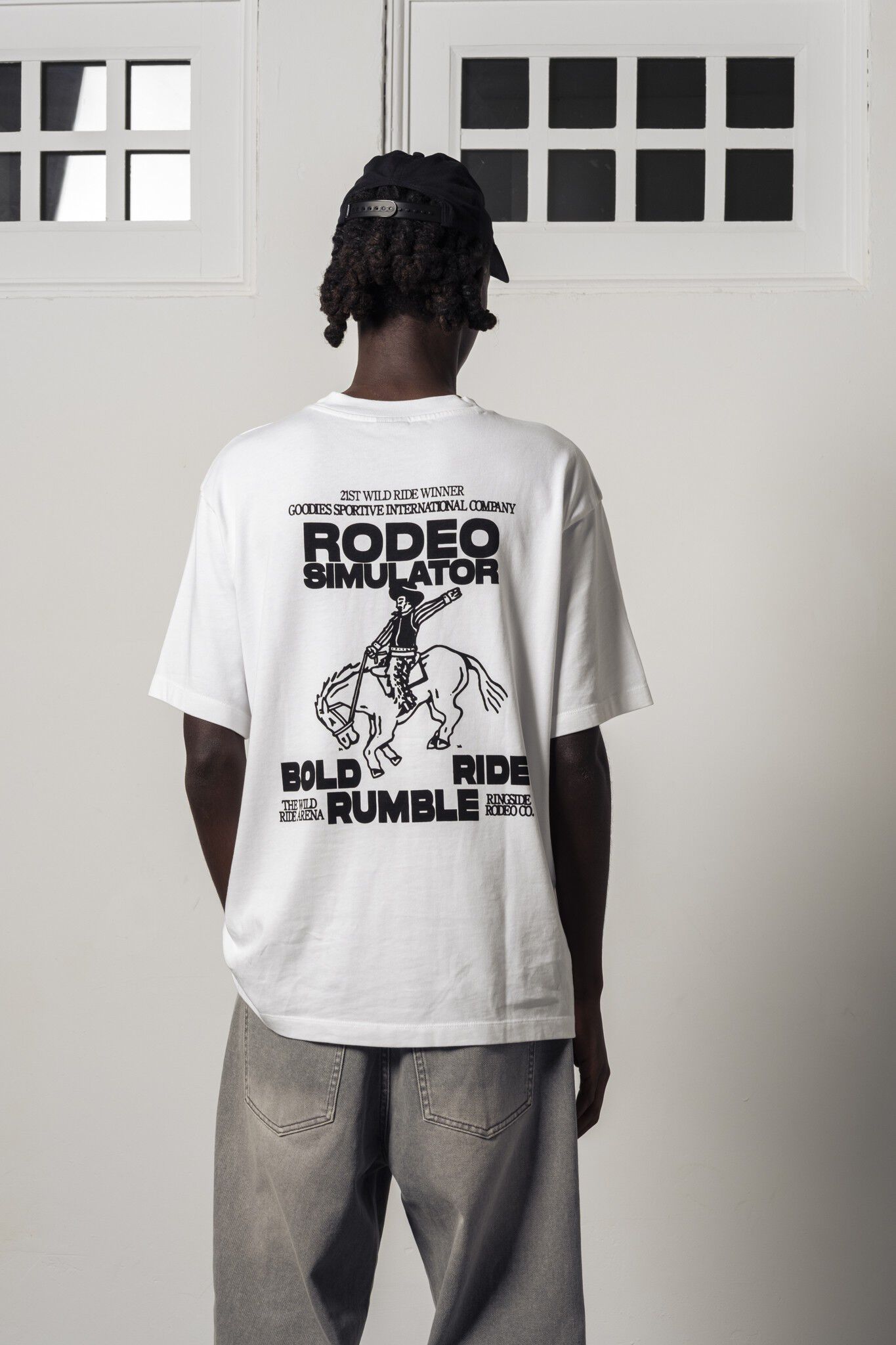 RODEO SIMULATOR WHITE TEE