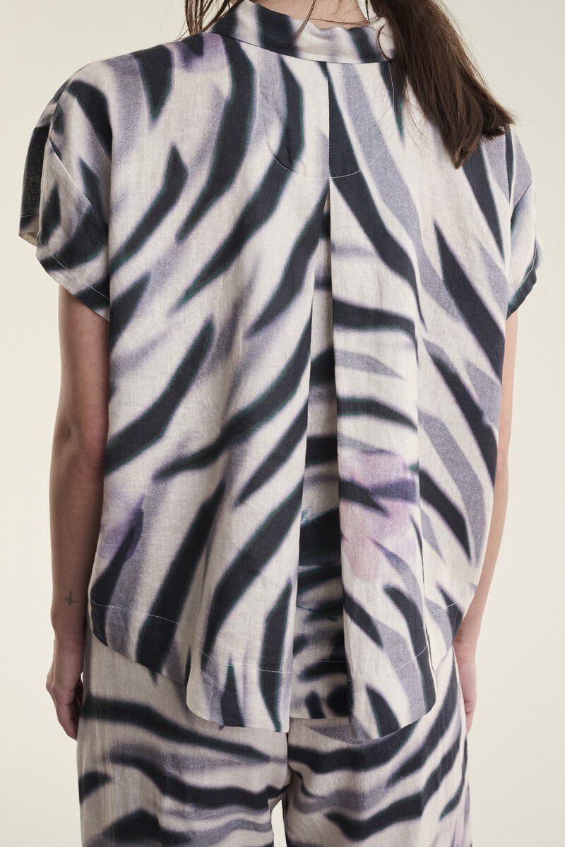 Harukaze kort &aelig;rmet skjorte