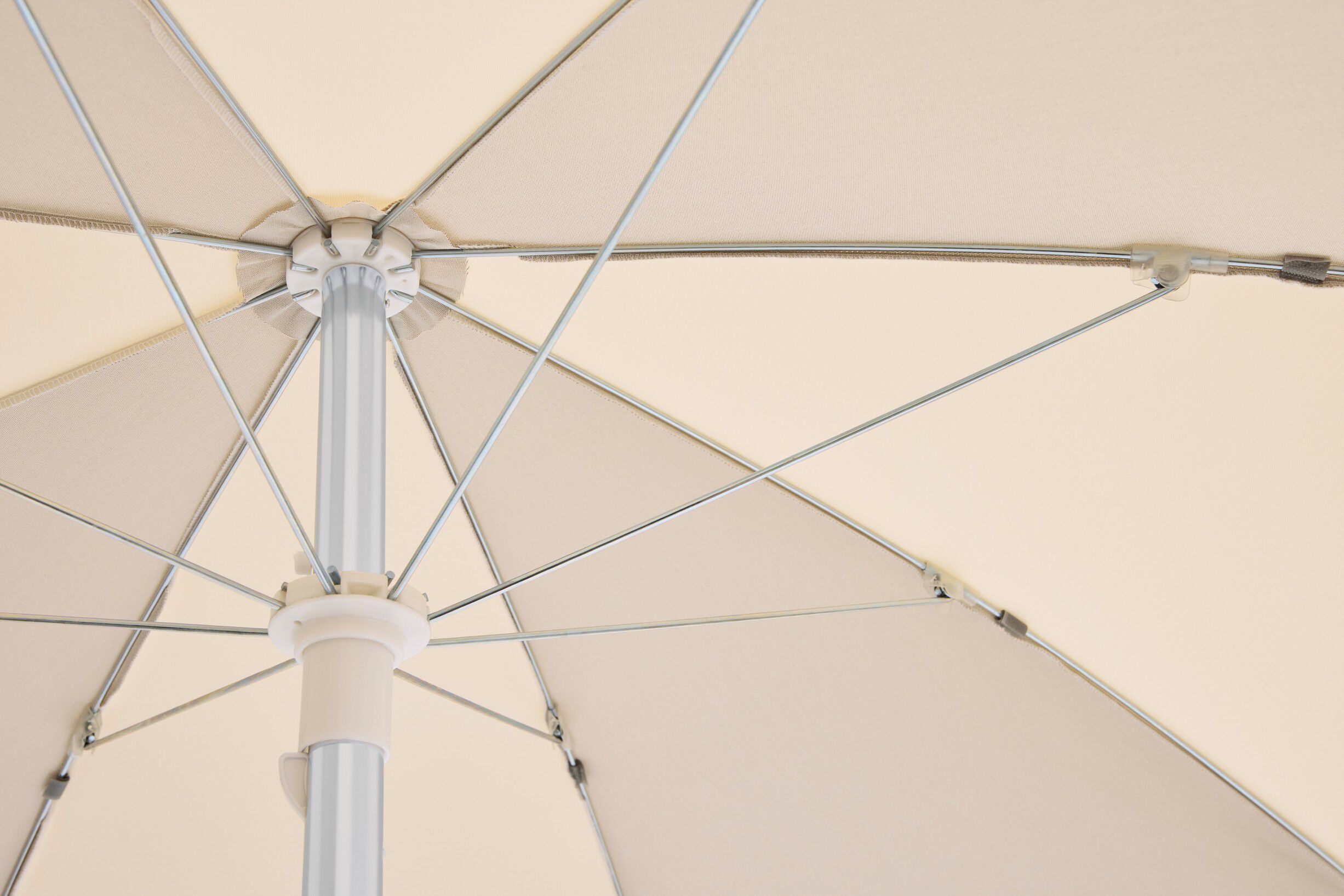 Terrazza Parasol-Octagon-Off-white and grey