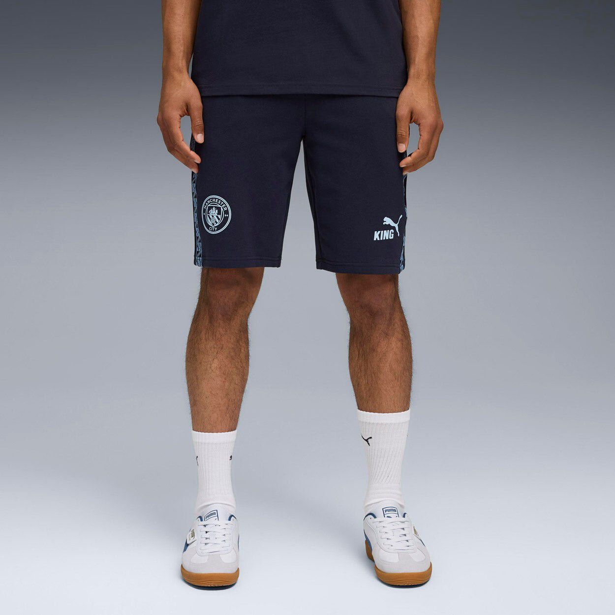 Manchester City King Bomulds Shorts