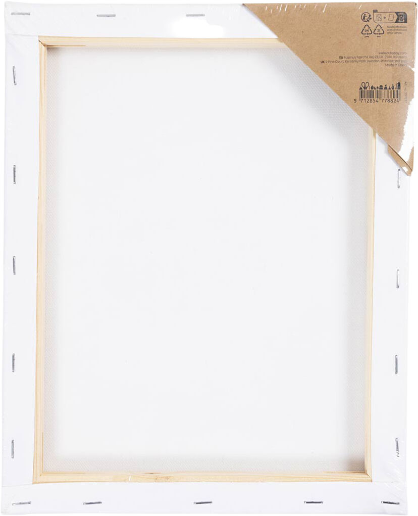 Malerl&aelig;rred med print, Morgenbord, str. 24x30 cm.