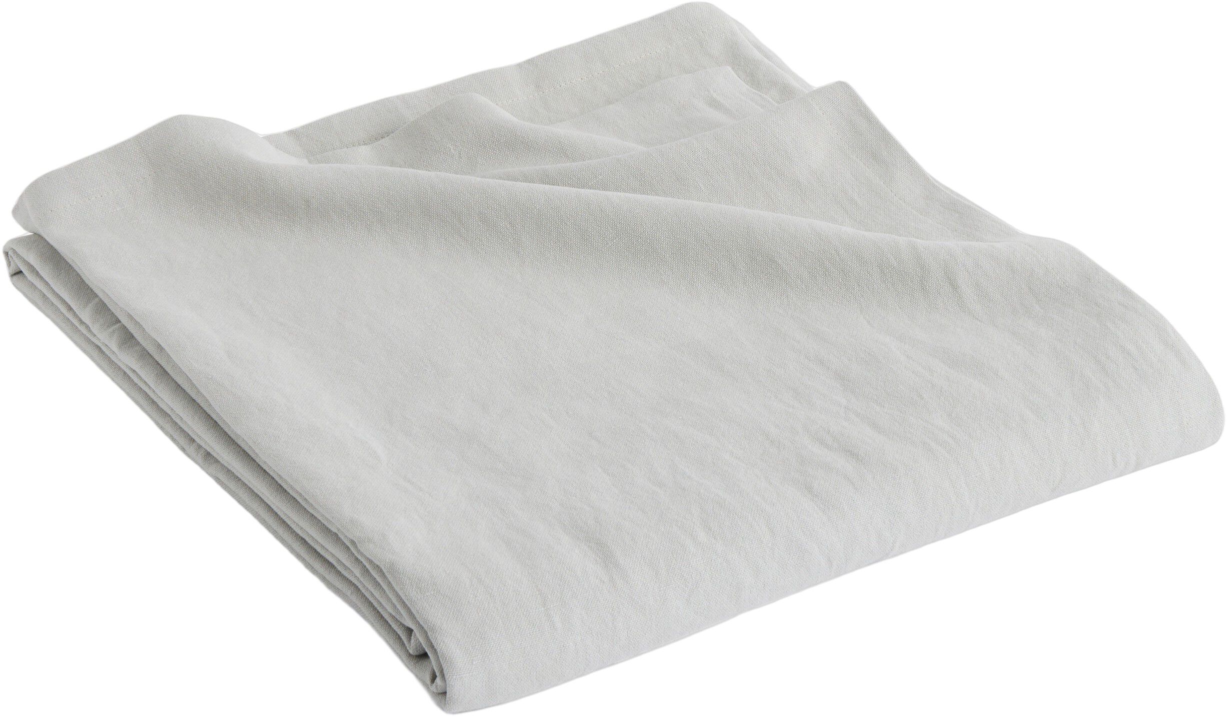 Linen Bedspread-240 x 260-Sky grey