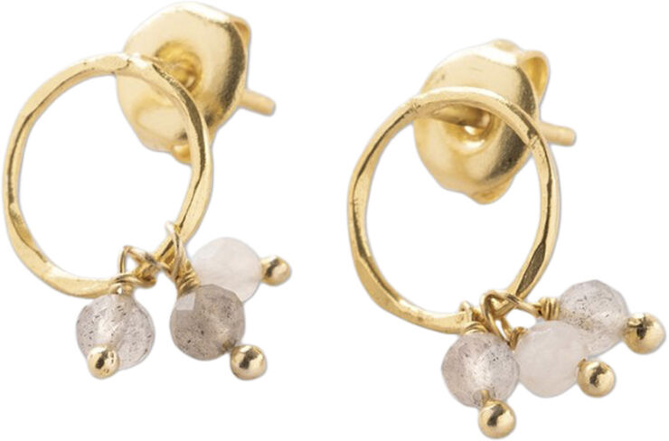 Genuine Labradorite Moonstone Earrings GP