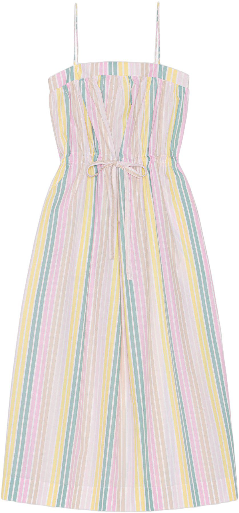 Stripe Cotton Maxi Stropkjole