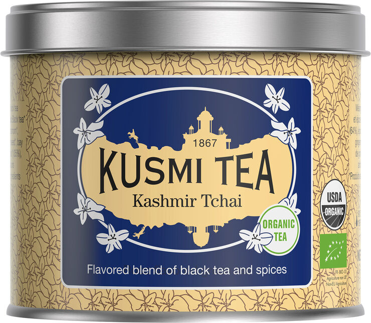Organic Kashmir Tchai - Metal tin 100gr/3.5oz.