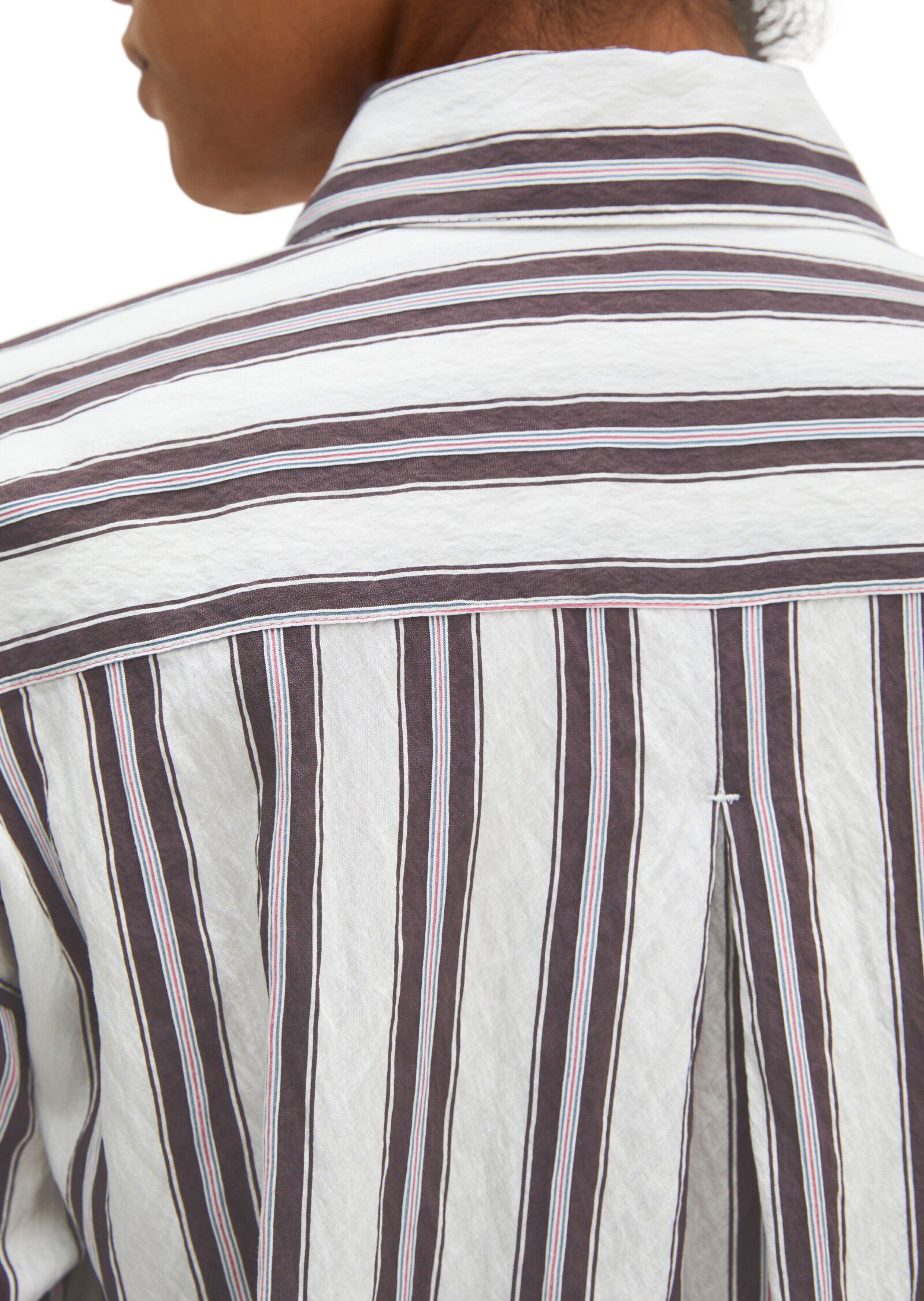 Woven Blouses, LSL, Y/D Stripes