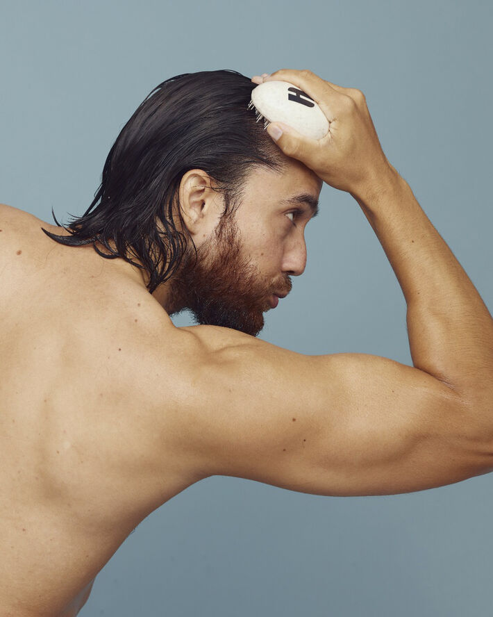 Wet Hair Detangler Brush, White