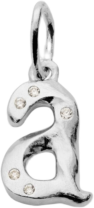 Alphabet Pendant Silver