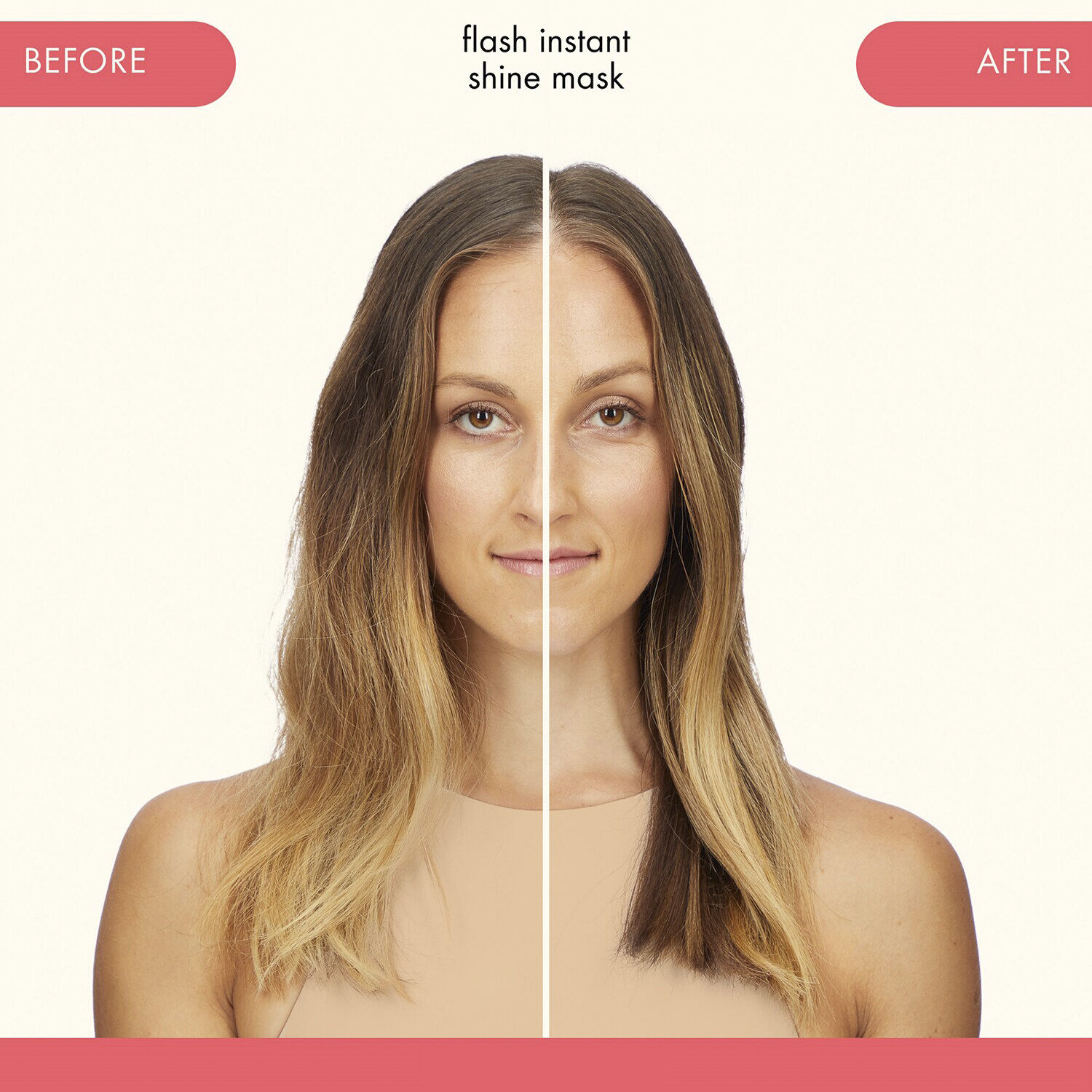 Flash - Glossy-maske omg&aring;ende glans