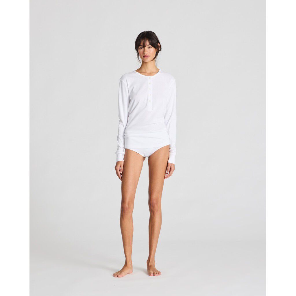 Ida Cotton Henley 1x1 Rib GOTS 243975