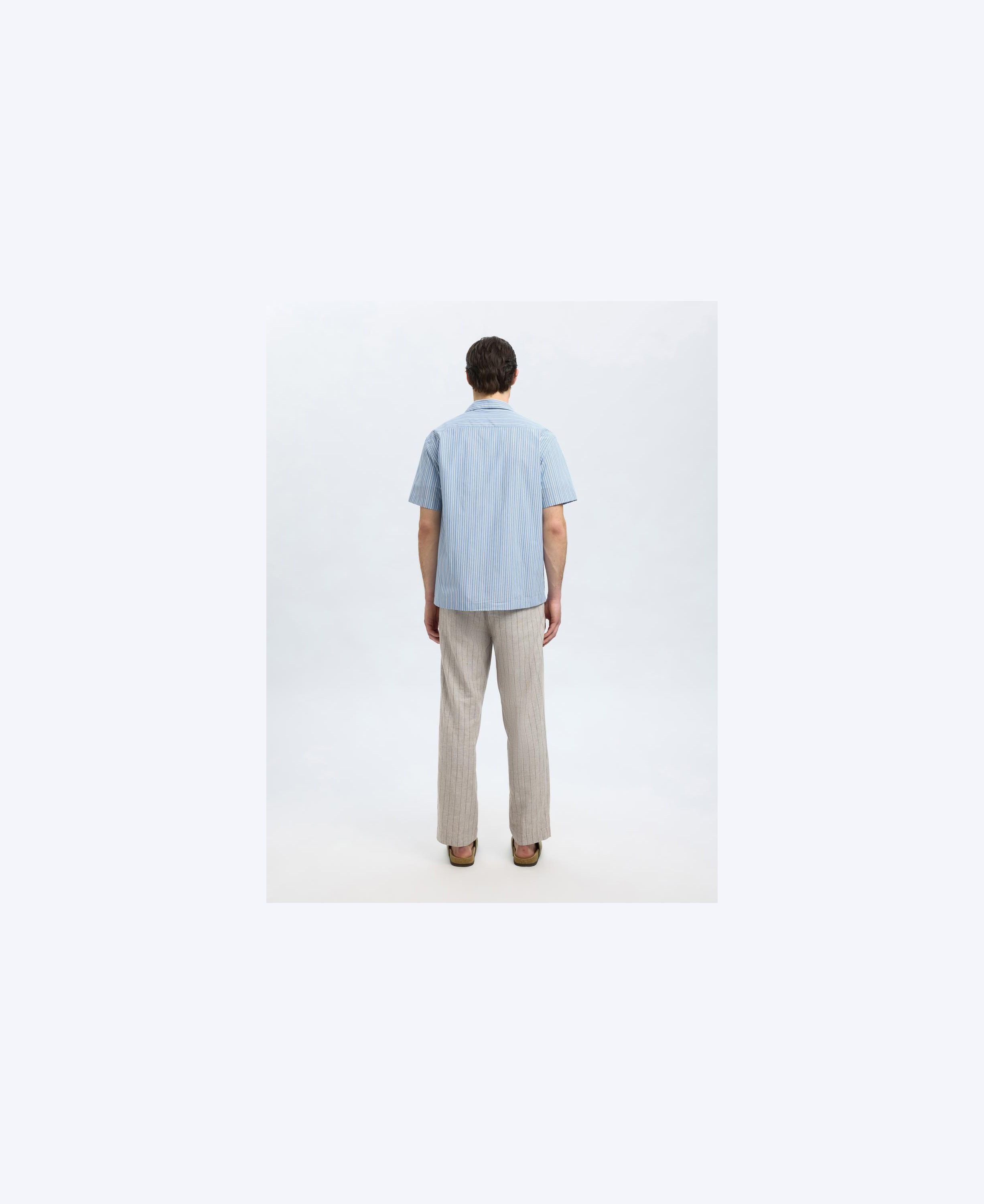 SLHRELAXHOLGER STRIPE SS SHIRT