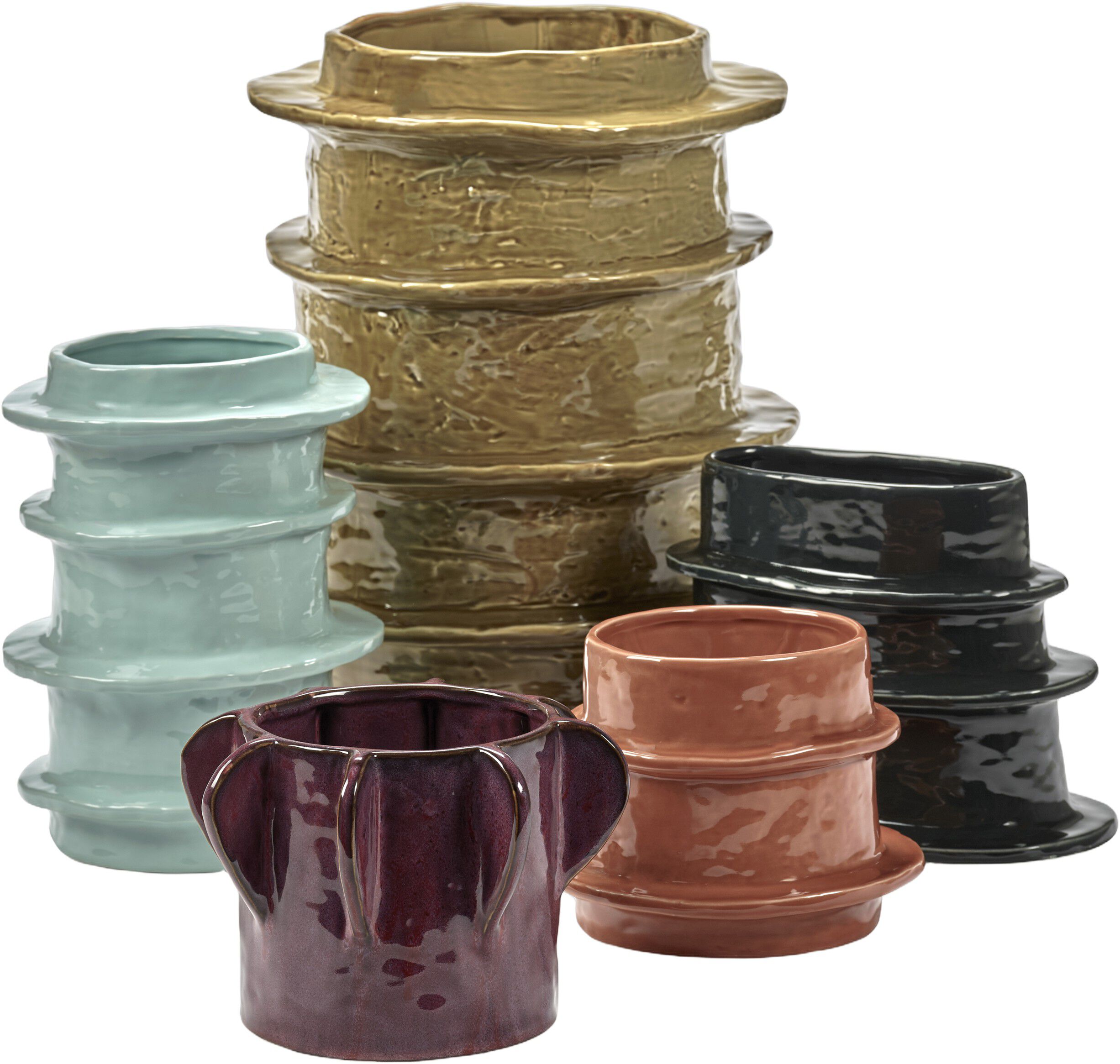FLOWER POT 03 S LIGHT BLUE MOLLY