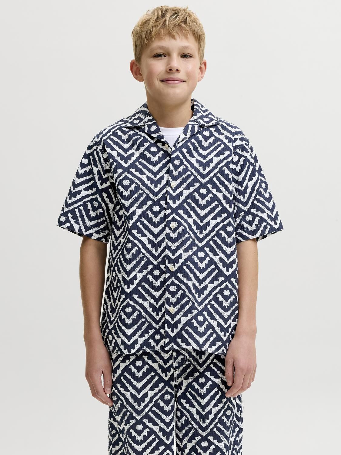 JJMILO SEERSUCKER RESORT SHIRT SS J