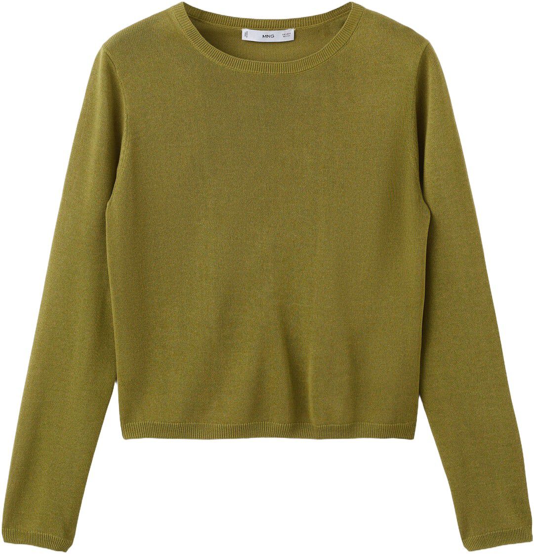 Long-sleeve knitted sweater