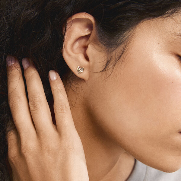RYAN heart earrings gold-plated
