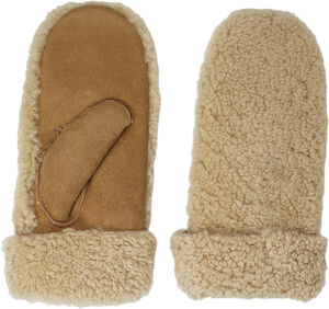 COLON - MITTENS - PALM OF SUEDE AND UPPER OF CURLY SHEARLING