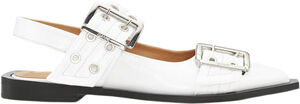 Feminine Buckle Ballerina Naplack