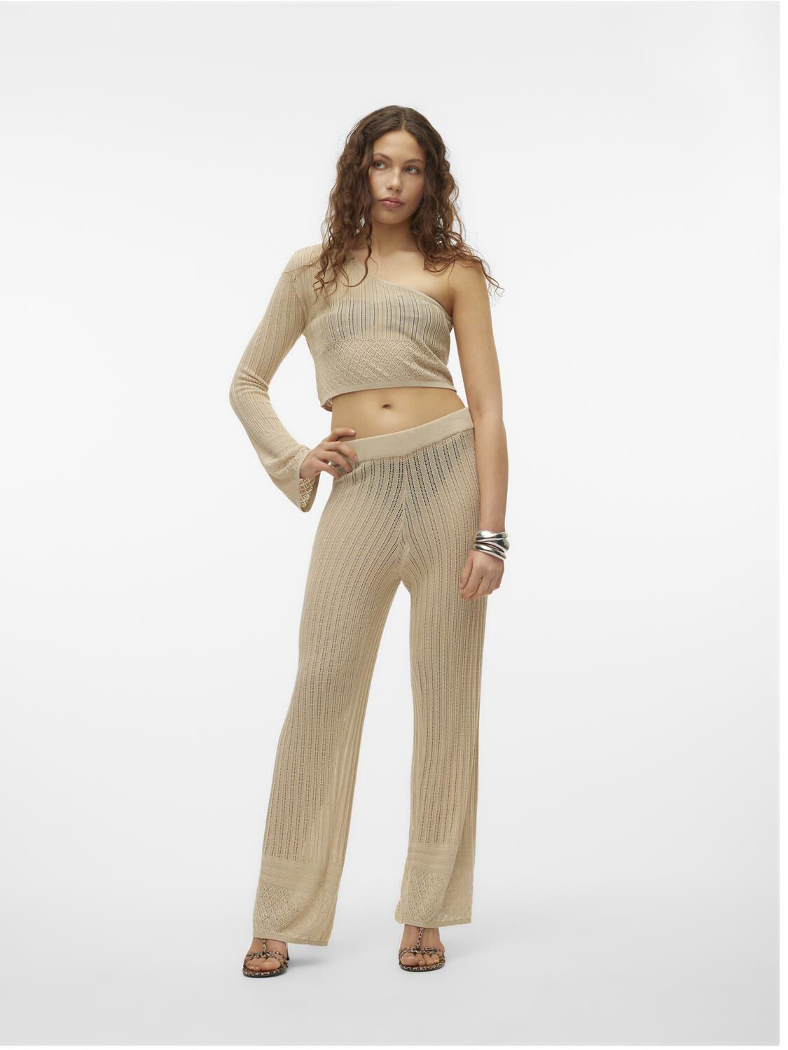 SNRAYEE OFF SHOULDER KNIT CROP TOP