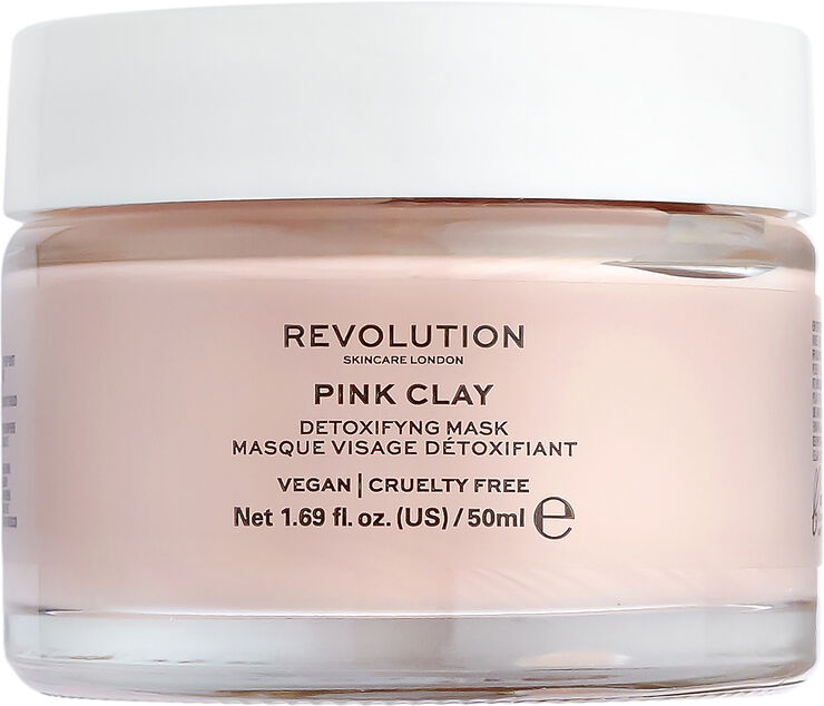 Revolution Revolution Skincare Pink Clay Detoxifying Face Mask - 50 ML ...