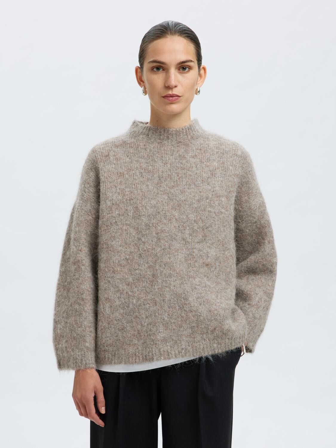 SLFGABRIELLA LS KNIT NEW O-NECK NOO