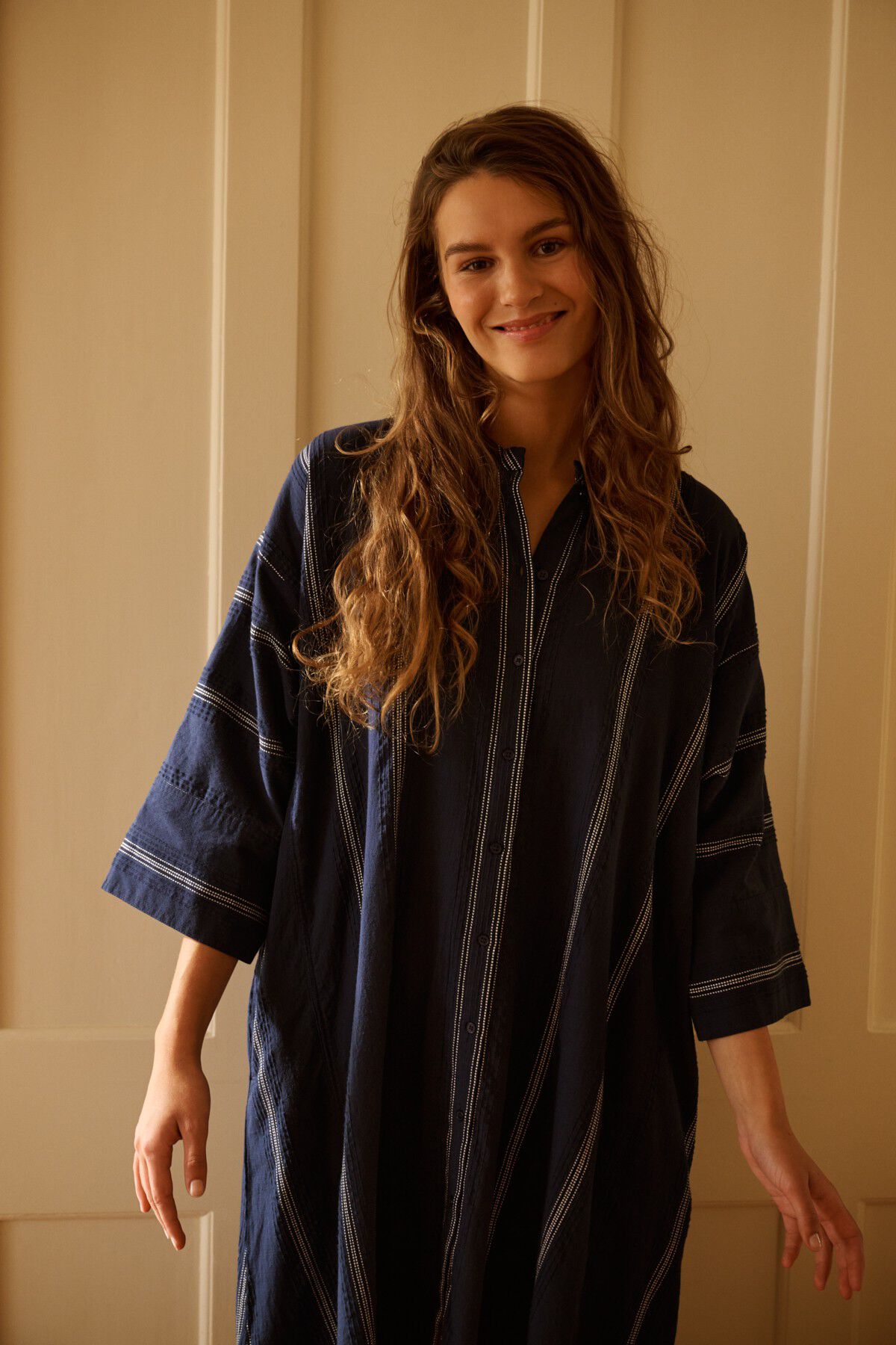 lively shirtdress stripe