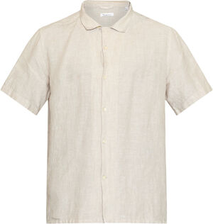 Box short sleeve linen shirt GOTS/Vegan