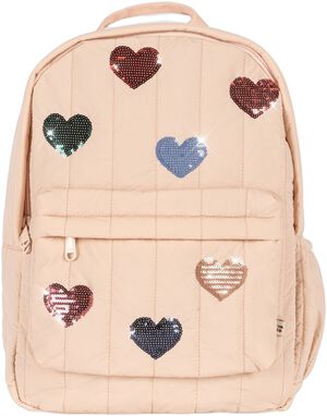 JUNO QUILTED SEQUIN BACKPACK MIDI
