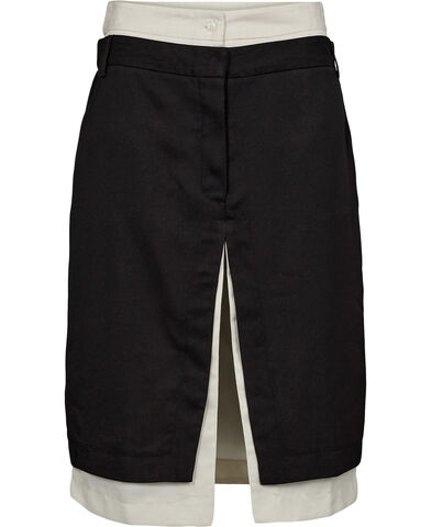 Two Layer Midi Skirt
