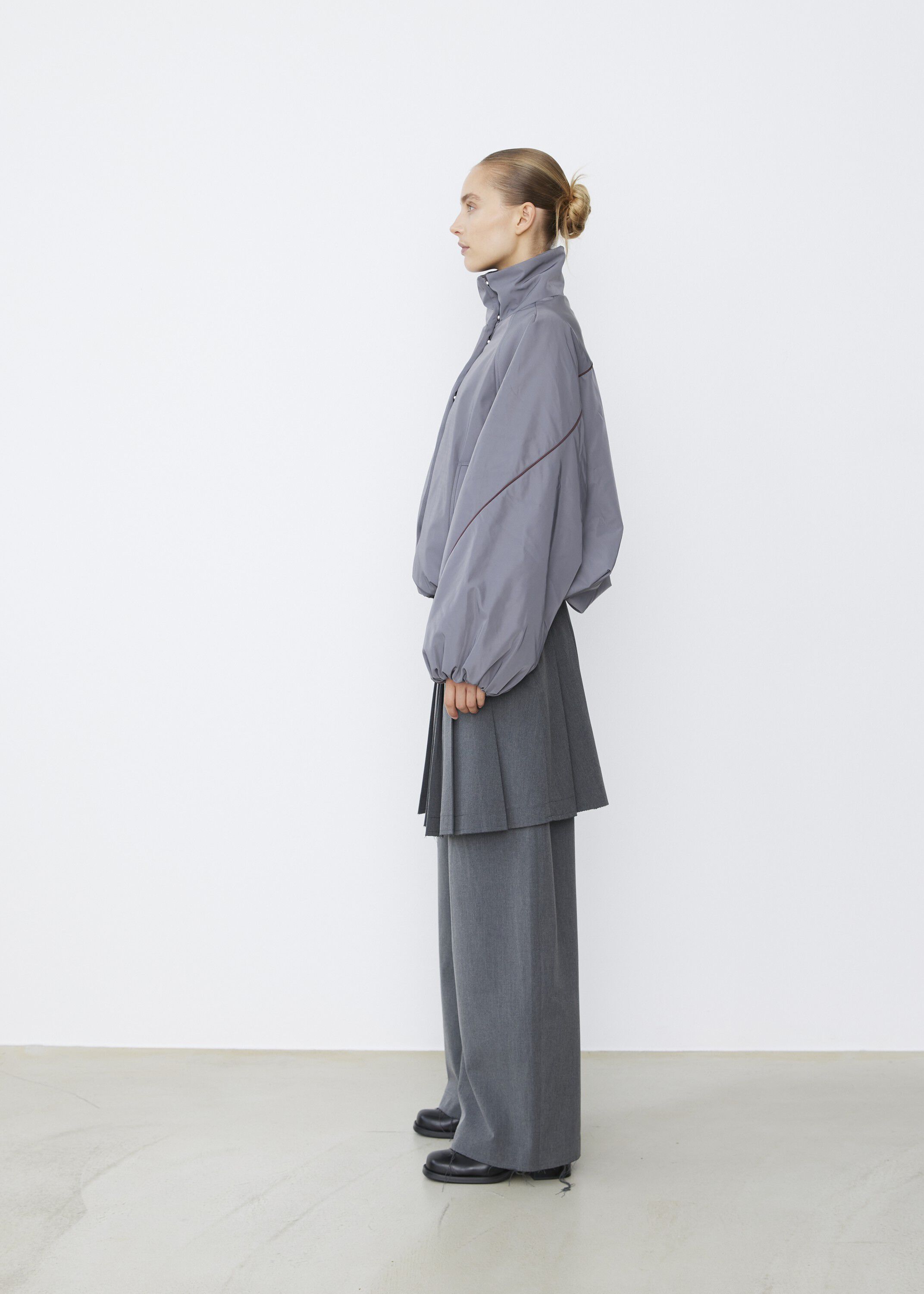 Drawstring Bomber Jacket