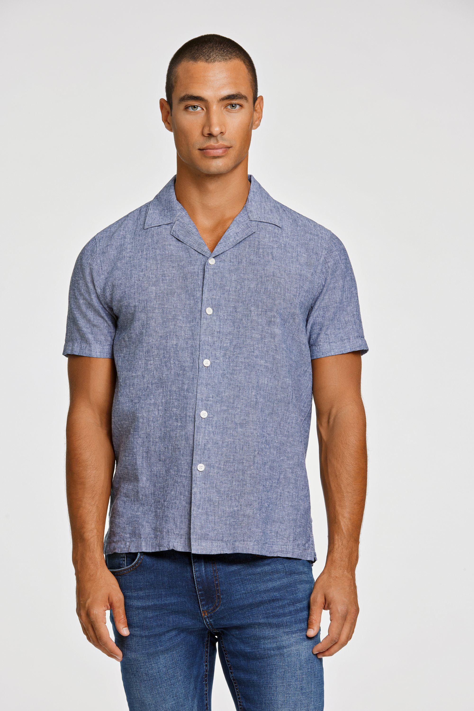 Casual linen blend resort S/S