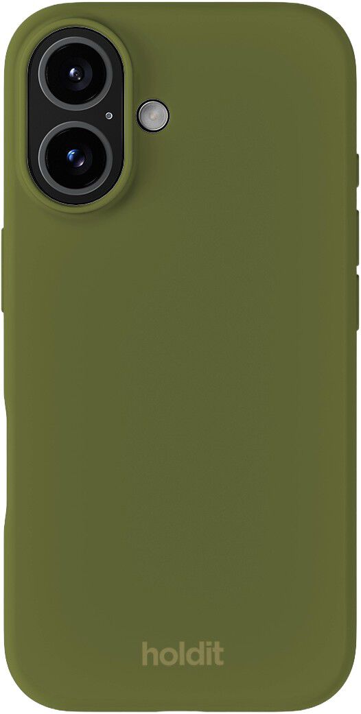 Silicone Case iPhone 16 Pickled Green