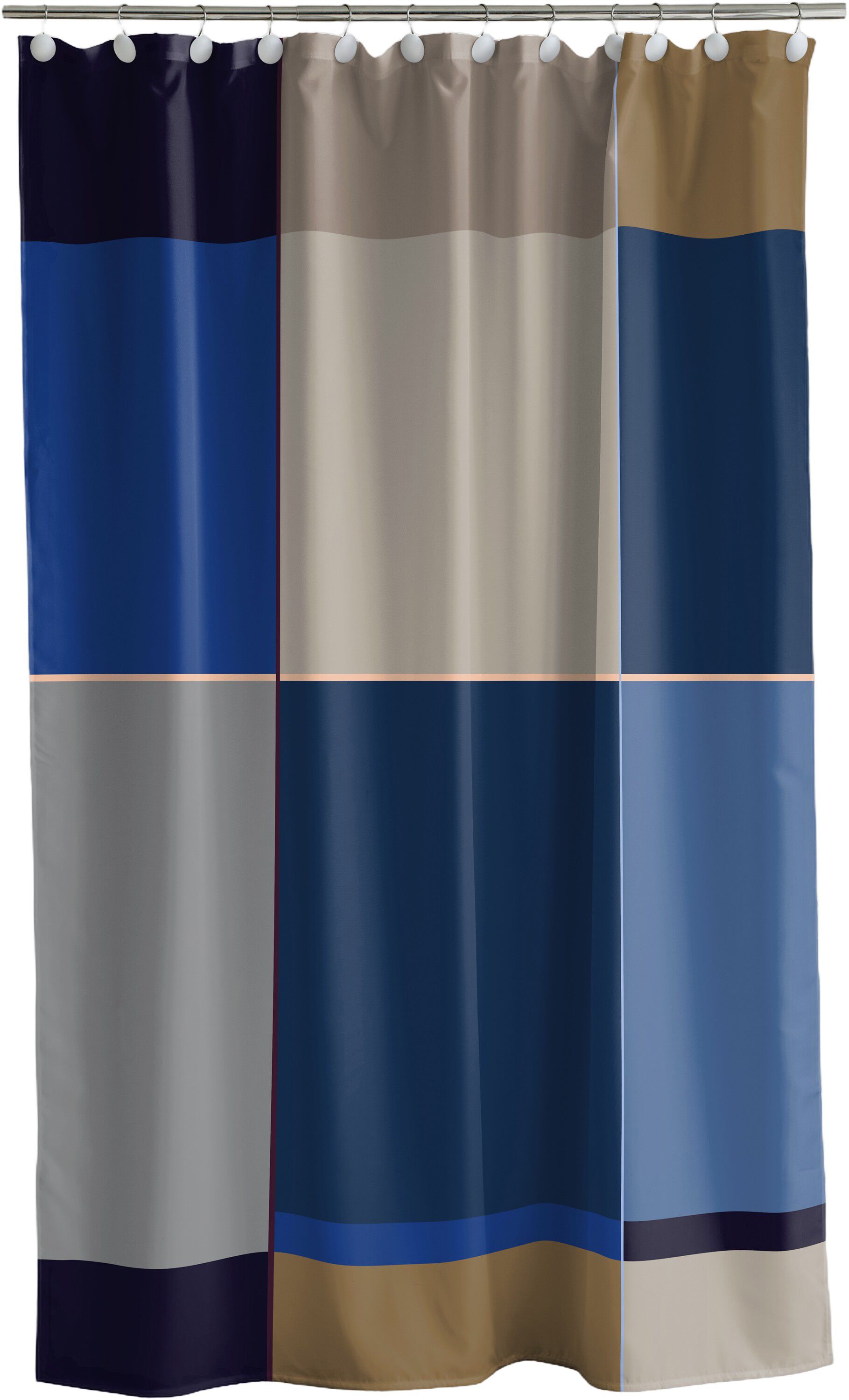 Badeforh&aelig;ng 180x200 Colour Block Rosewood