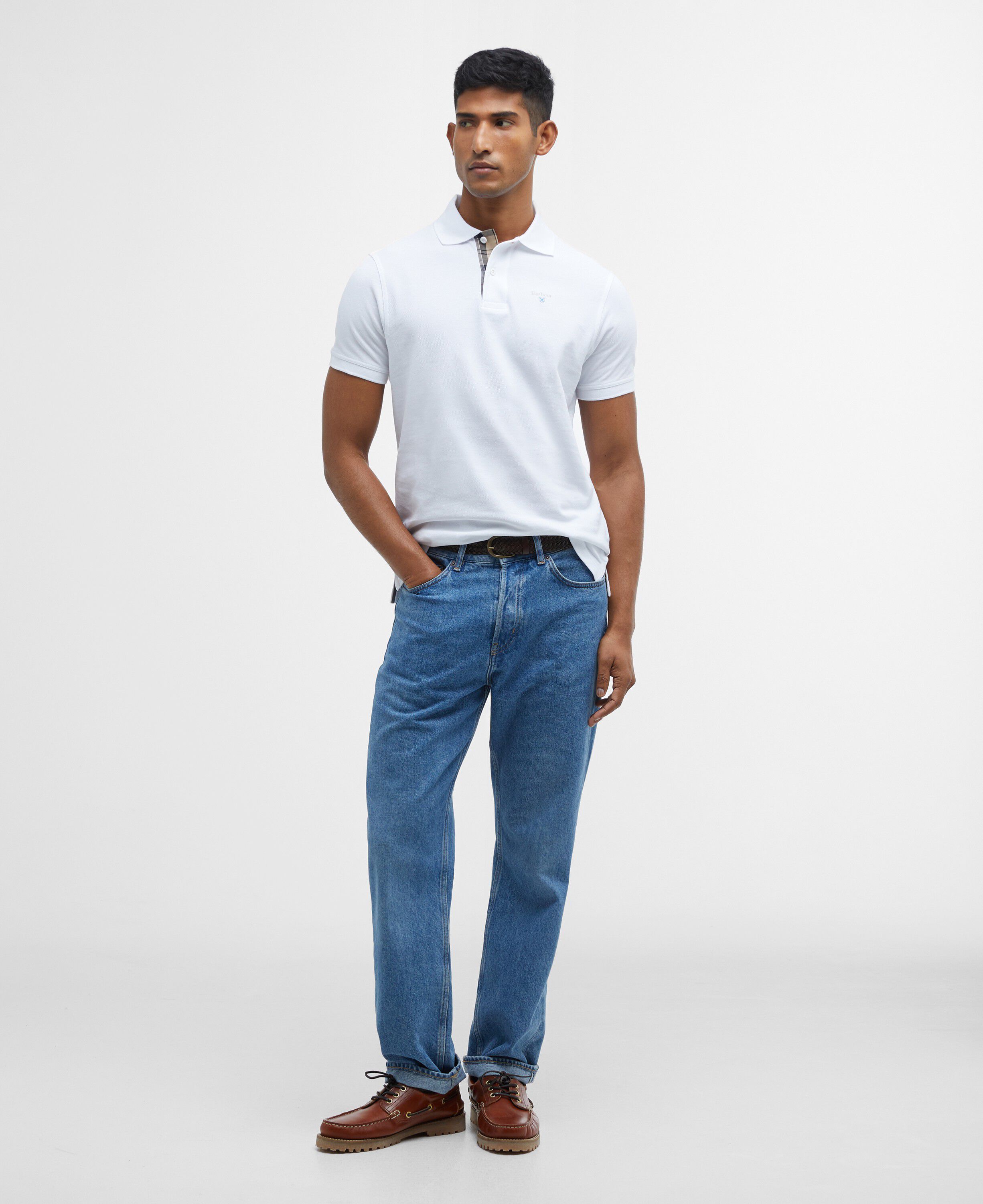 Barbour Tartan Pique Polo Shirt