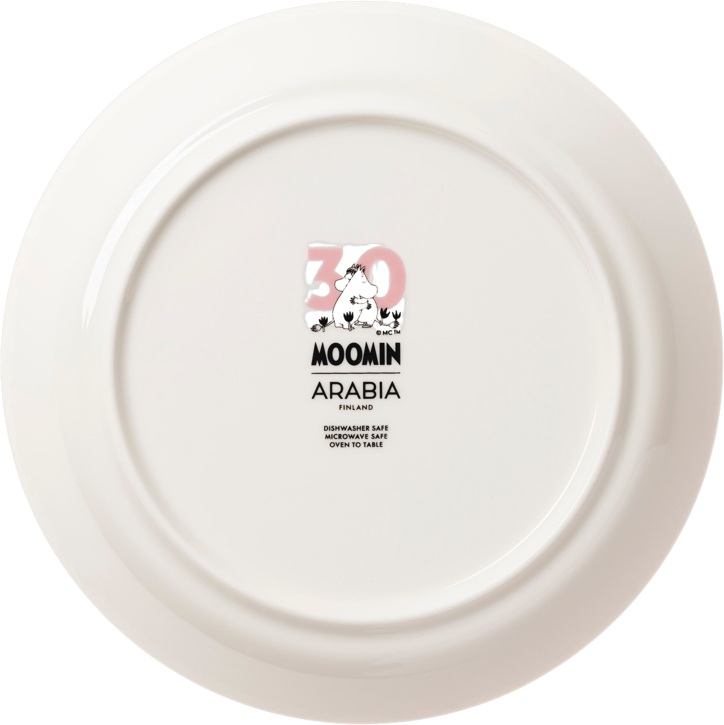 Moomin plate 19cm Love 30