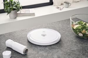 Fresh & Save BOWLS L&aring;g til vakuumsk&aring;l L / 24 cm, Hvid