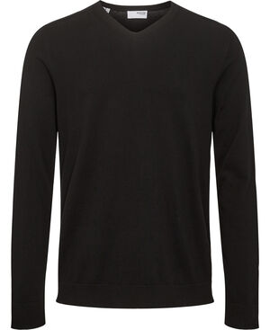 SLHBERG LS KNIT V-NECK NOOS