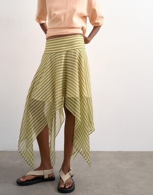 TSNATA HANKY HEM MINI SKIRT WVN
